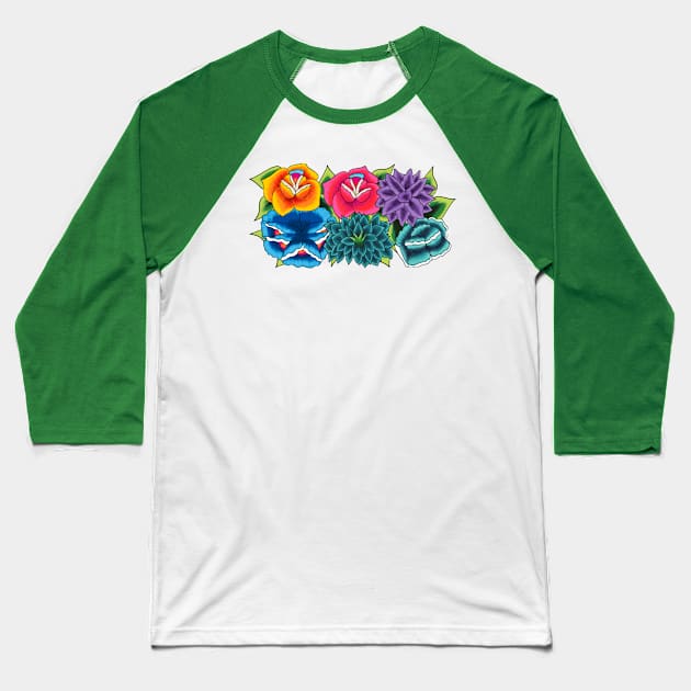 Flores Huancas Baseball T-Shirt by ElsaDesign